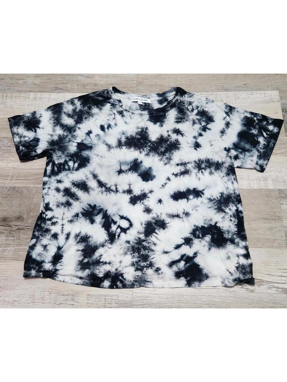 Elizabeth And James Shirt Large Tie Dye Short Sleeve